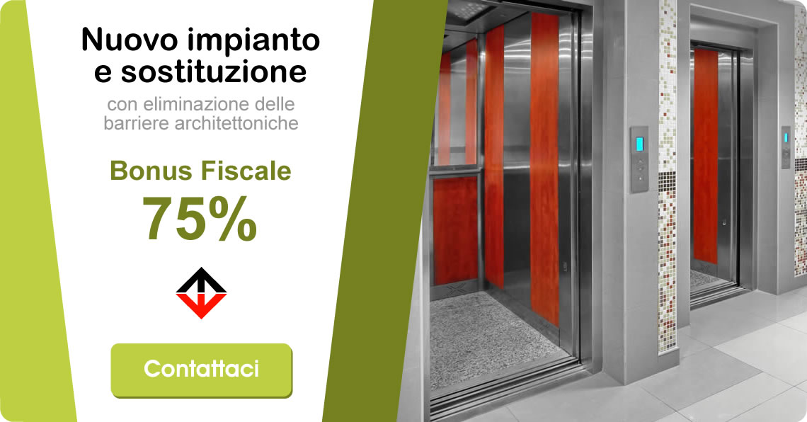 Bonus fiscale nuovi ascensori o sostituzioni